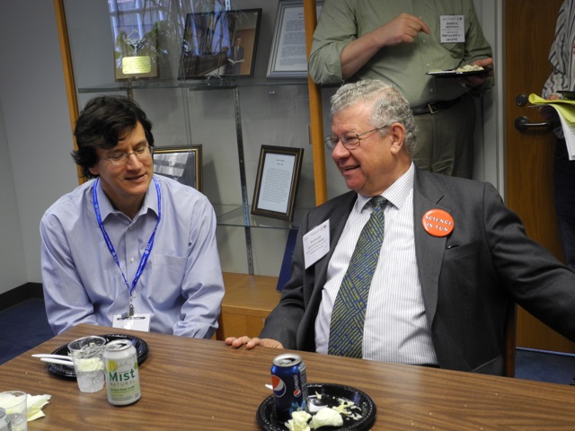 President-Elect Shakashiri and Christian Rojas (click to enlarge) President-Elect Shakashiri and Christian Rojas